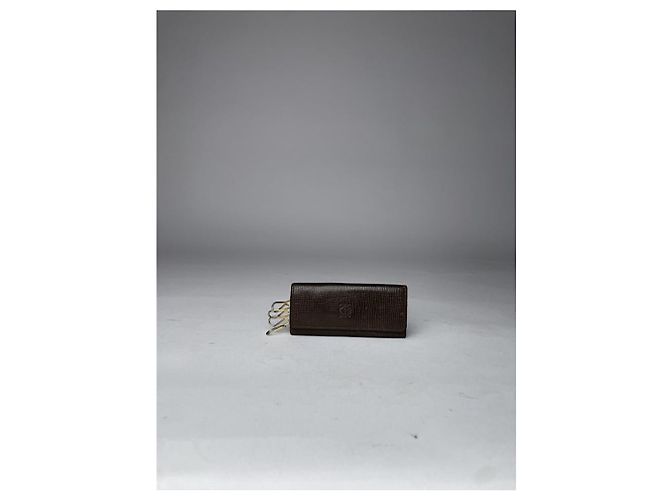Borsa in pelle marrone Loewe - vista 2