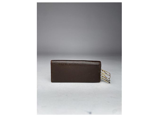 Borsa in pelle marrone Loewe - vista 3