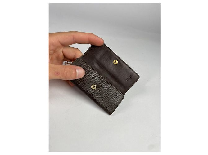 Borsa in pelle marrone Loewe - vista 4