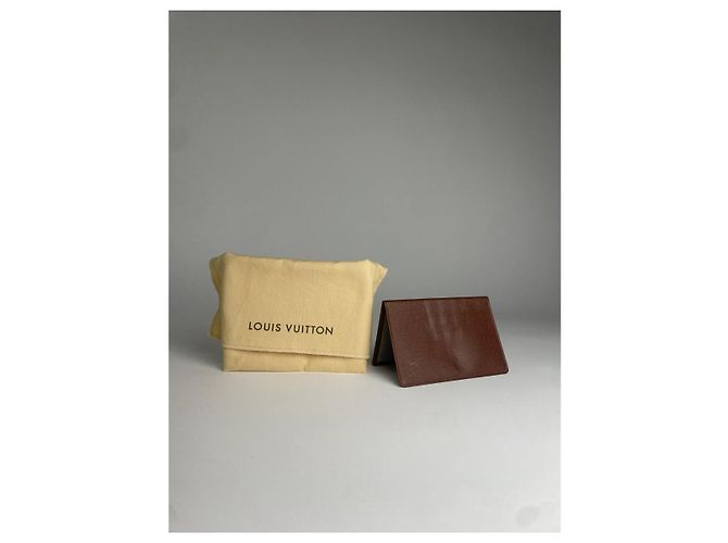 Borsa in pelle marrone Louis Vuitton - vista 4
