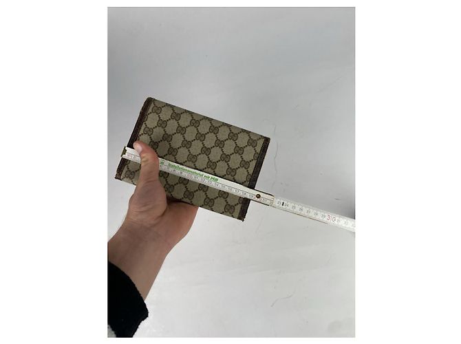 Borsa clutch in cotone beige Gucci Dionysus - vista 3
