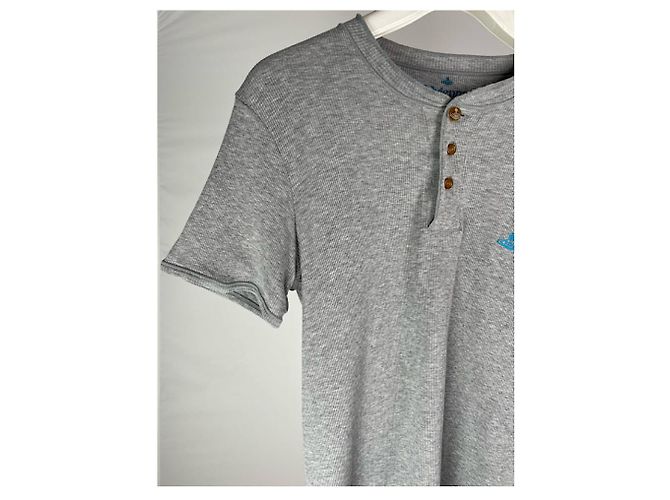 Top de algodón gris Vivienne Westwood - vista 3