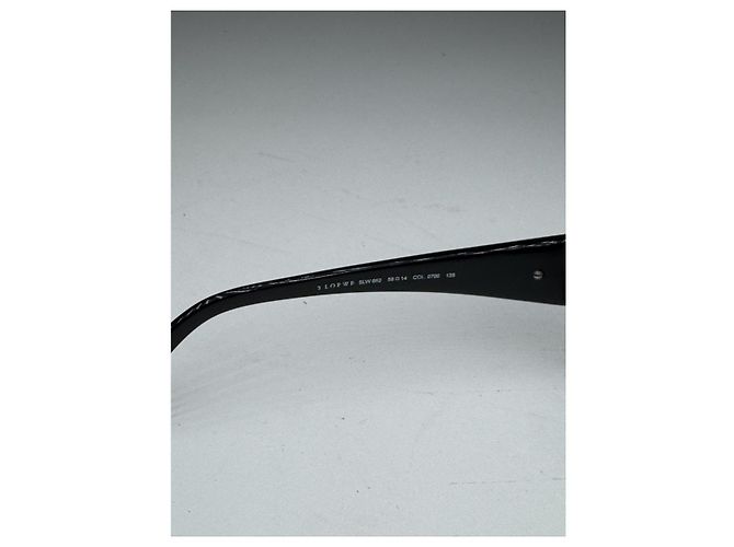 Occhiali da sole in plastica nera Loewe Nero - vista 2