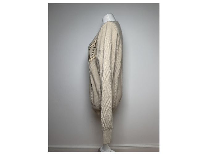 Cable Beige Wollstrickware von Balenciaga - Ansicht 3