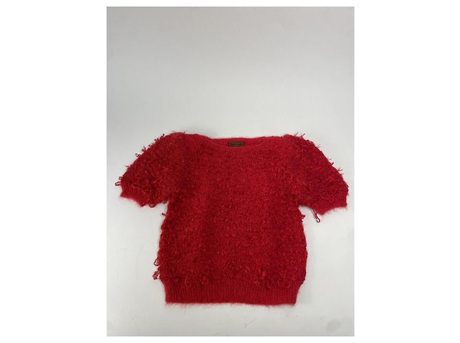 Rote Wollstrickware von Yves Saint Laurent - Ansicht 2