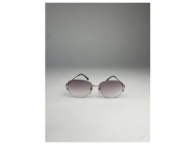 Occhiali da sole in metallo viola Balenciaga Porpora - vista 4
