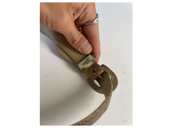 Brauner Leder Gürtel von Balenciaga - Ansicht 4