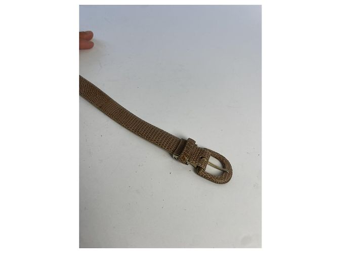 Brauner Leder Gürtel von Balenciaga - Ansicht 5