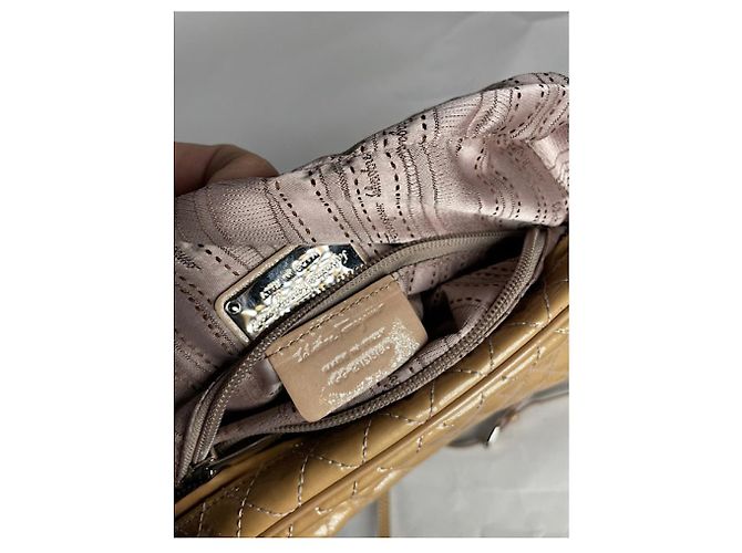 Borsa in pelle beige Salvatore Ferragamo - vista 4