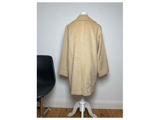 Abrigo trench de lana beige Givenchy - vista 3