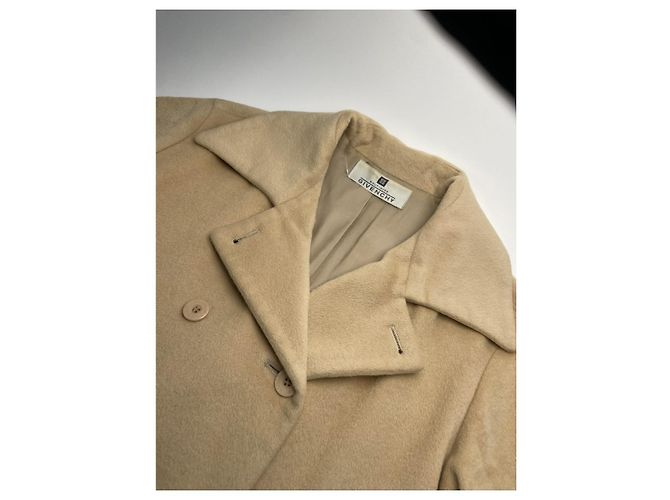 Abrigo trench de lana beige Givenchy - vista 5