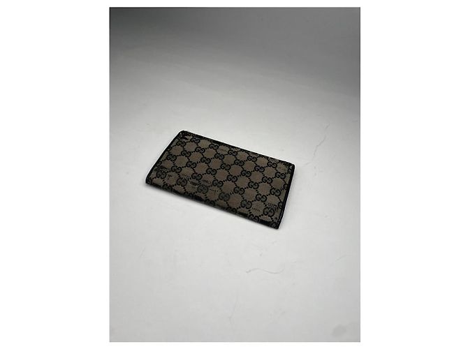 Clutch in cotone beige Gucci Ophidia - vista 2