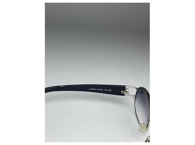 Occhiali da sole in plastica nera Loewe Nero - vista 4