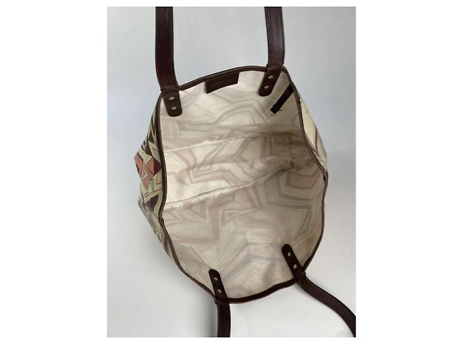Emilio Pucci mehrfarbige Lederhandtasche Mehrfarben - Ansicht 2