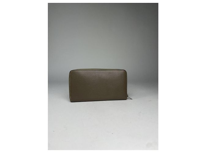 Céline Celine Triomphe Anthracite Leather Wallet Dark grey - view 2
