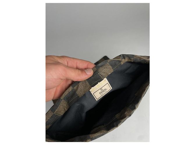 Fendi schwarze Lederhandtasche - Ansicht 5