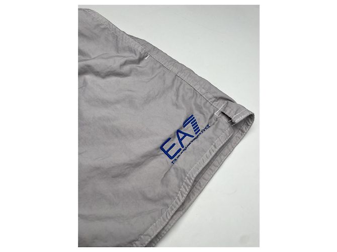 Bañador de poliéster gris Emporio Armani - vista 2