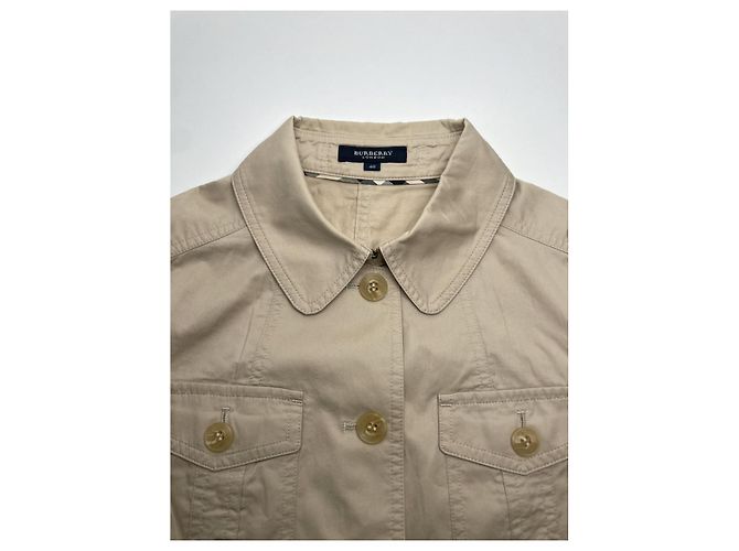 Abrigo trench de algodón beige Kensington de Burberry - vista 5