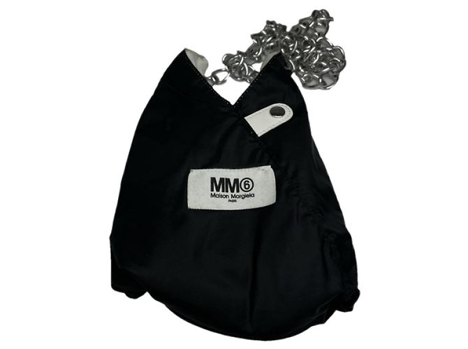 Borsa in pelle bianca MM6 Bianco - vista 2
