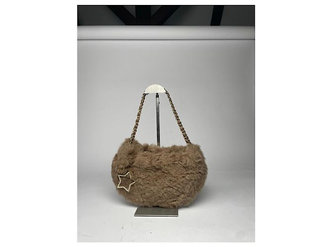Autre Marque Borsa in pelliccia sintetica marrone Samantha Thavasa - vista 2