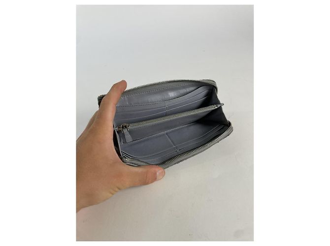 Miu Miu Blue Leather Wallet - view 3