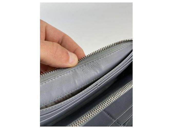 Miu Miu Blue Leather Wallet - view 4