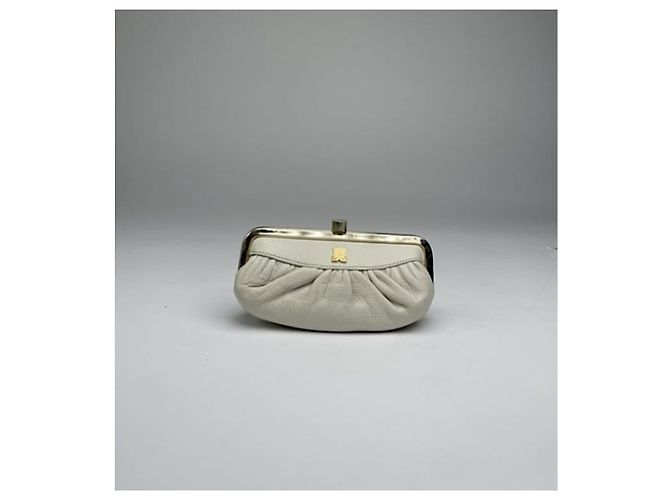 Borsa in pelle argentata Lanvin Argento - vista 5