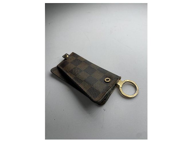 Borsa in pelle marrone Louis Vuitton Dauphine - vista 3