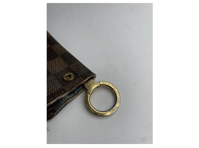 Borsa in pelle marrone Louis Vuitton Dauphine - vista 4