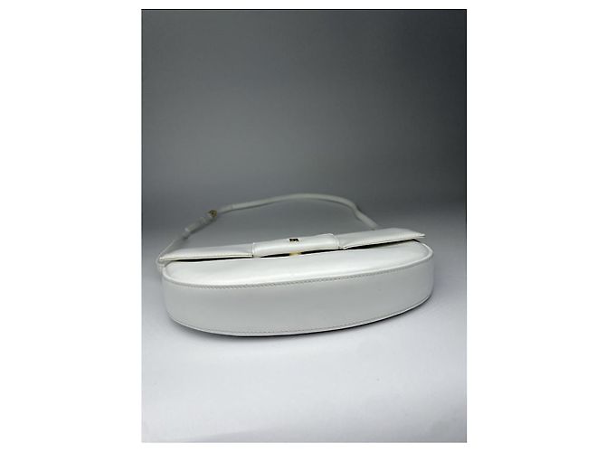 Borsa a mano in pelle verniciata bianca Givenchy Infinity Bianco - vista 3
