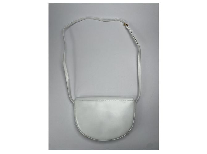 Borsa a mano in pelle verniciata bianca Givenchy Infinity Bianco - vista 4