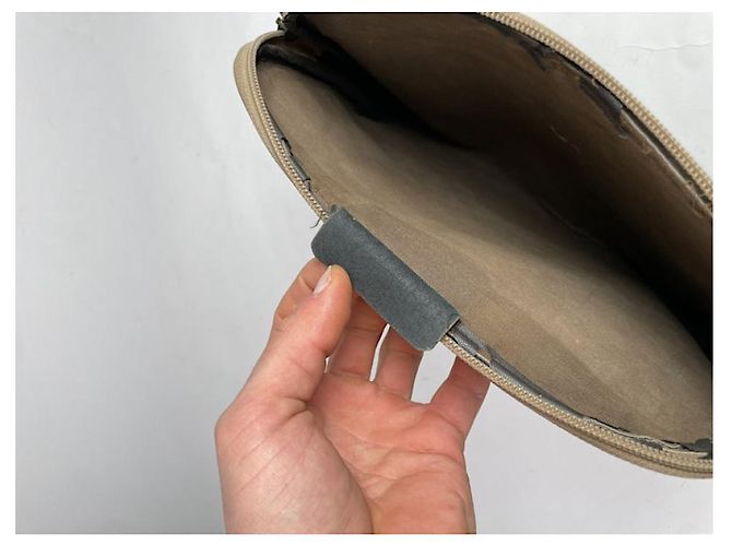 Clutch in pelle nera Yves Saint Laurent Nero - vista 4