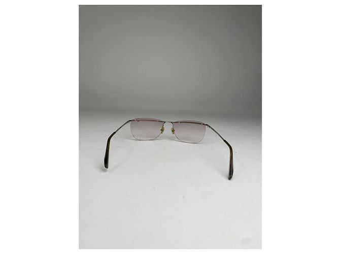 Occhiali da sole in metallo argento Versace - vista 4