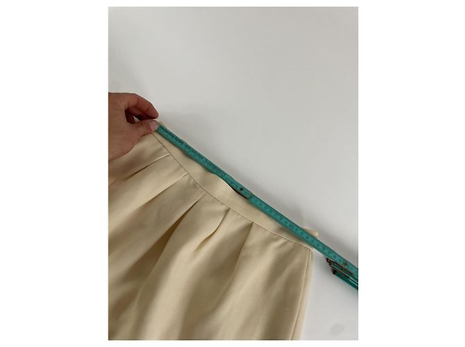 Beige Polyesterrock von Dior - Ansicht 3