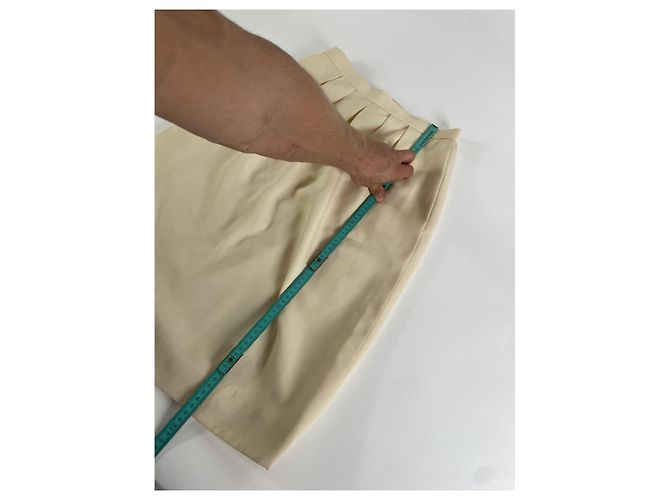 Beige Polyesterrock von Dior - Ansicht 4