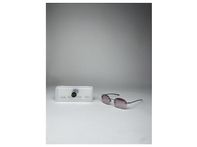 Occhiali da sole in metallo viola Gucci Porpora - vista 2