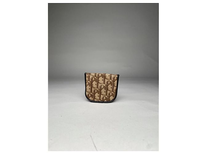 Borsa in pelle marrone Dior 30 Montaigne - vista 3
