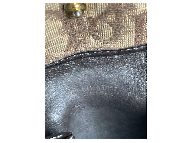 Borsa in pelle marrone Dior 30 Montaigne - vista 5