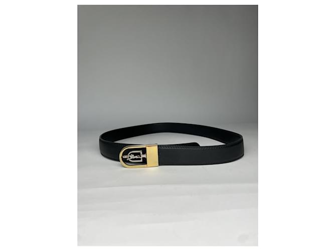 Schwarzer Leder Gürtel von Longchamp - Ansicht 3