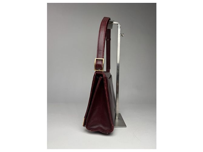 Borsa in pelle bordeaux 4G di Givenchy Bordò - vista 2