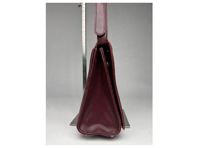 Borsa in pelle bordeaux 4G di Givenchy Bordò - vista 4