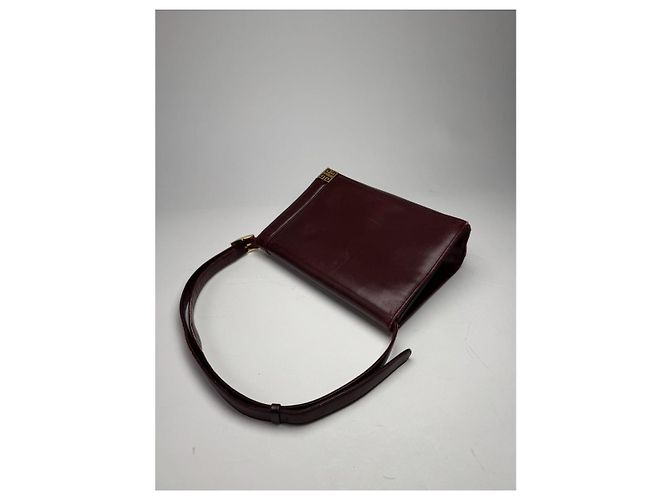 Borsa in pelle bordeaux 4G di Givenchy Bordò - vista 5