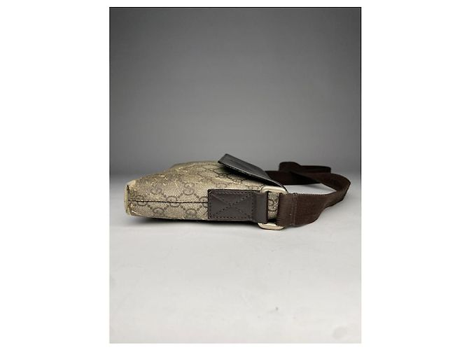 Gucci Jackie Vintage graue Baumwollhandtasche - Ansicht 3