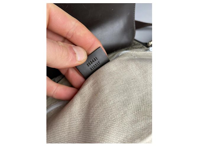 Gucci Jackie Vintage graue Baumwollhandtasche - Ansicht 5