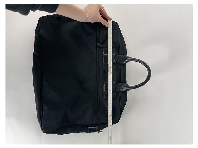 Borsa in pelle nera Issey Miyake Nero - vista 5