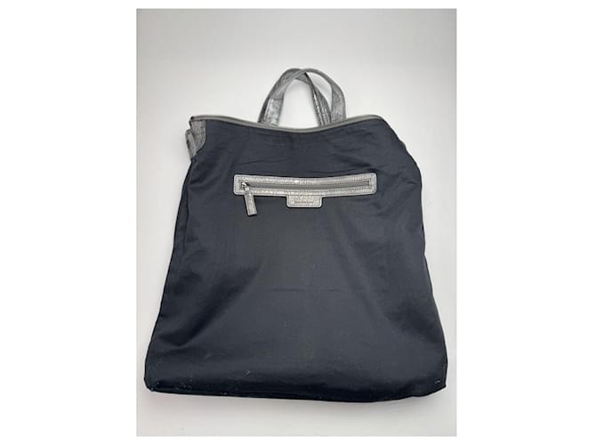 Borsa in pelle argentata Givenchy Nightingale Argento - vista 2