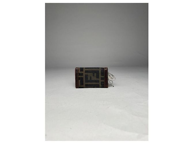 Borsa in pelle marrone Fendi - vista 2