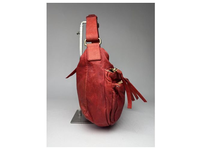 Givenchy Whip rote Lederhandtasche - Ansicht 3