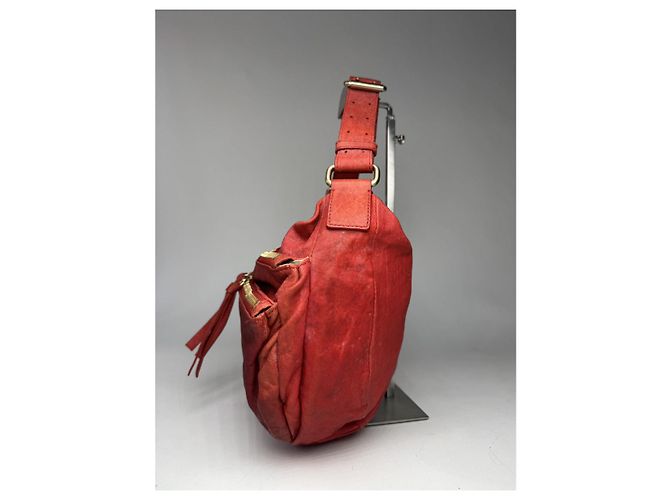 Givenchy Whip rote Lederhandtasche - Ansicht 5