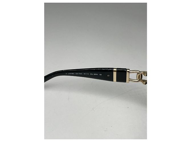 Occhiali da sole in plastica nera Loewe Nero - vista 2